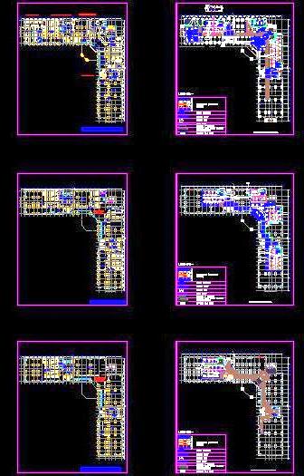 College Administration Building DWG G+2 Layout with RCP & HVAC